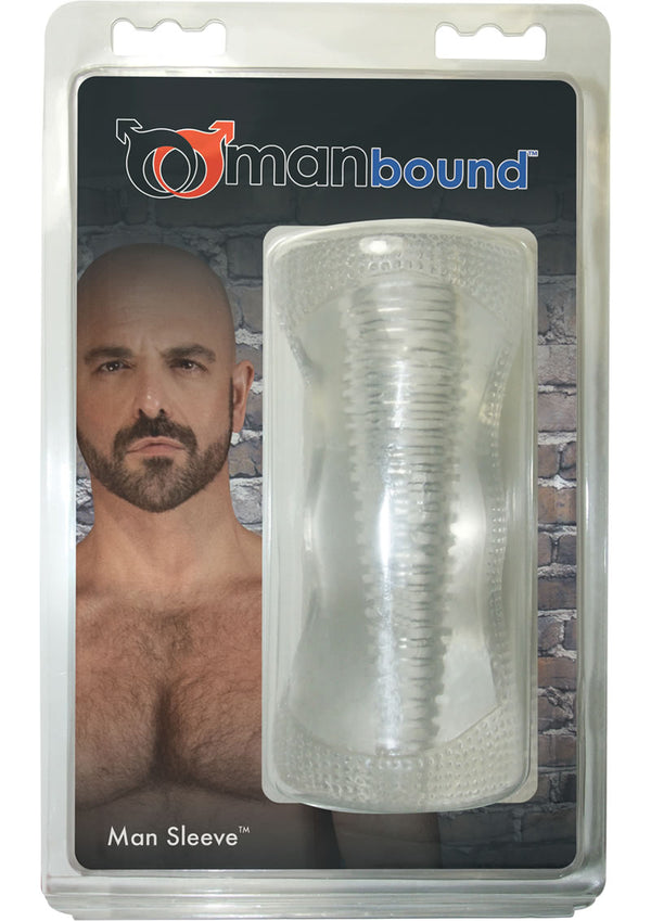 Manbound Man Sleeve Stroker 5in - Clear