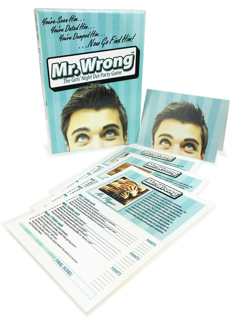Mr Wrong Girls Night Out Party Card Game