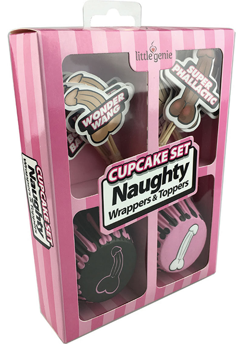 Naughty Wrappers & Toppers Cupcake Set