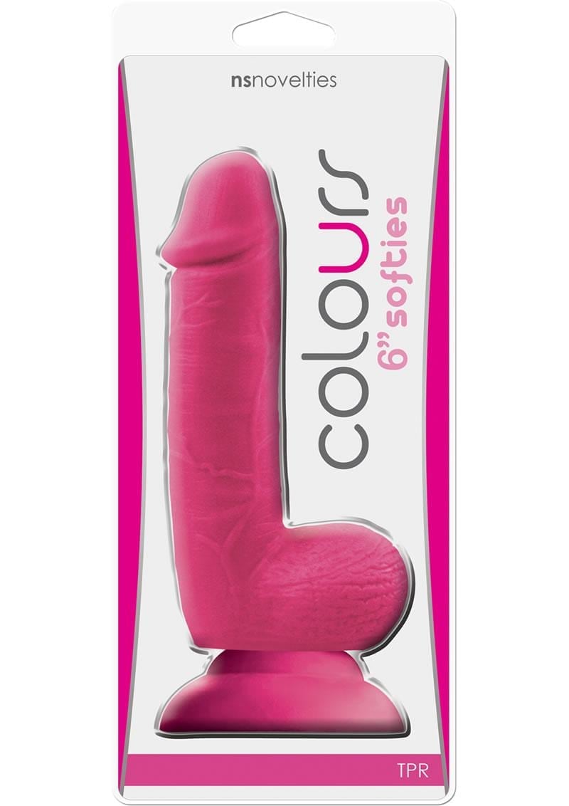 Colours Softies Dildo 6in - Pink