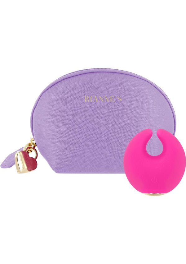 Rianne S Moon Rechargeable Silicone Clitoral Stimulator Waterproof French Rose