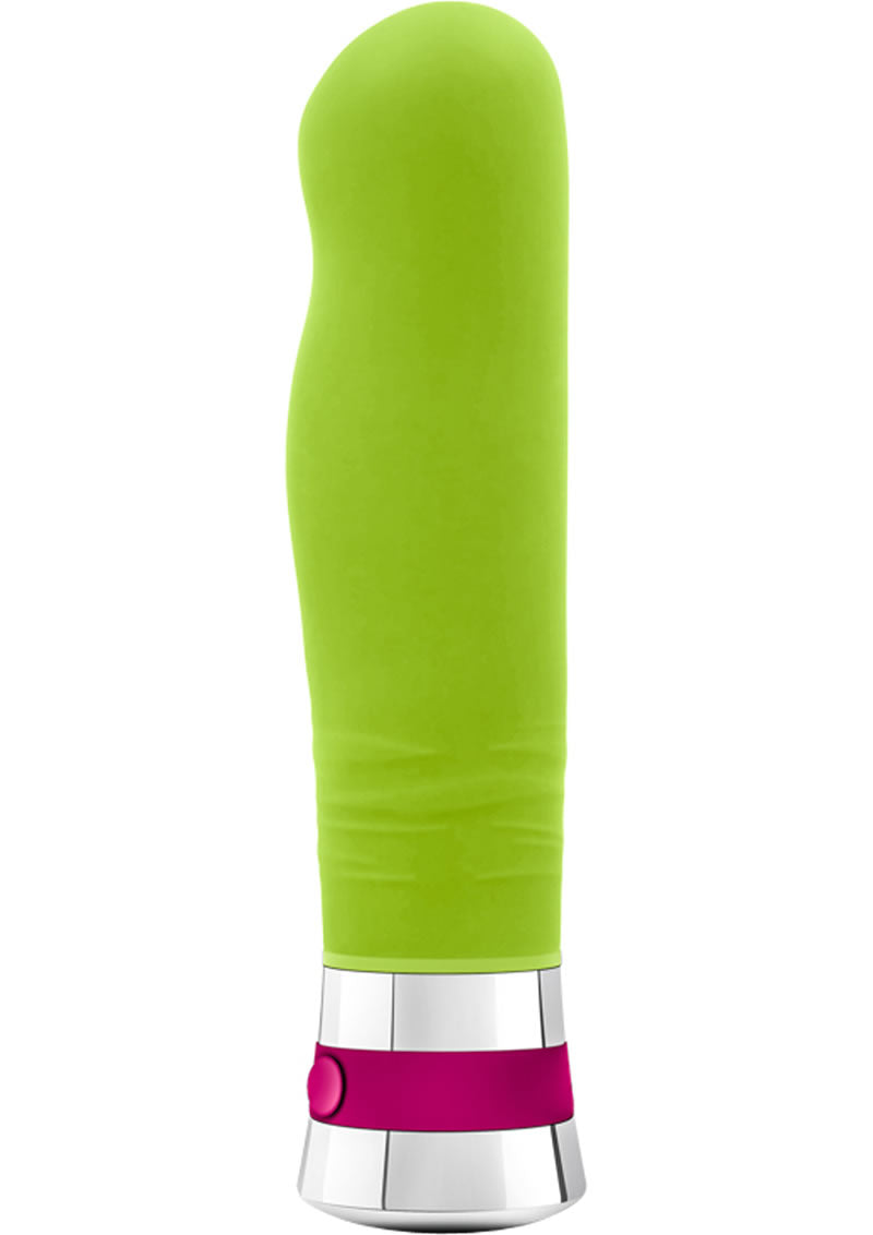 Aria Lucent Silicone Vibrator - Lime