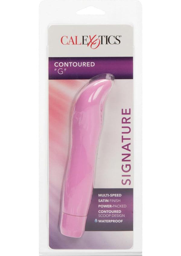 Signature Contoured G Vibe Waterproof Pink 6 Inch