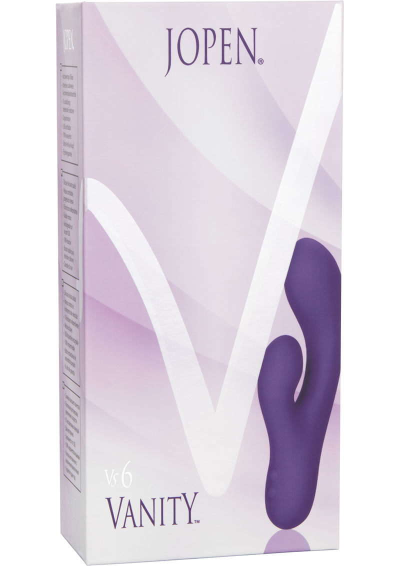 Jopen Vanity Vs 6 Silicone Rechargeable Dual Vibe Waterproof Purple