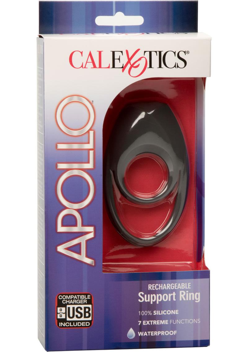 Apollo Rechargeable Silicone Support Ring Waterproof Grey