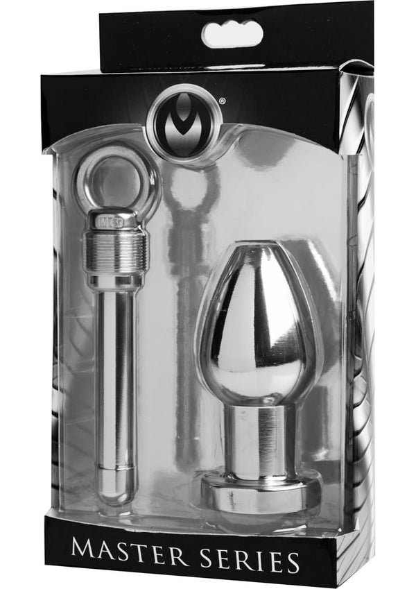 Master Series Arsenal Aluminum Tunnel Plug with Removable Core - Silver