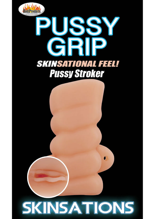 Pussy Grip Skinsational Feel Realistic Pussy Stroker Masturbator Flesh
