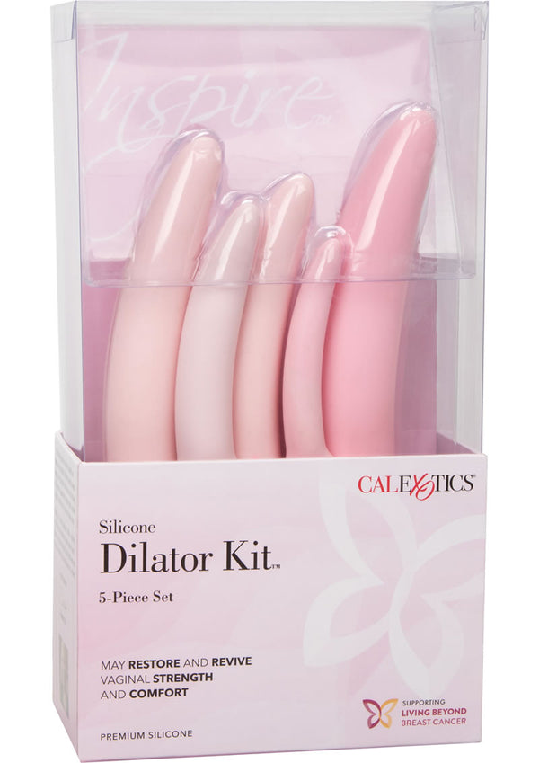 Inspire Silicone Dilator Kit Pink 5 Piece Set