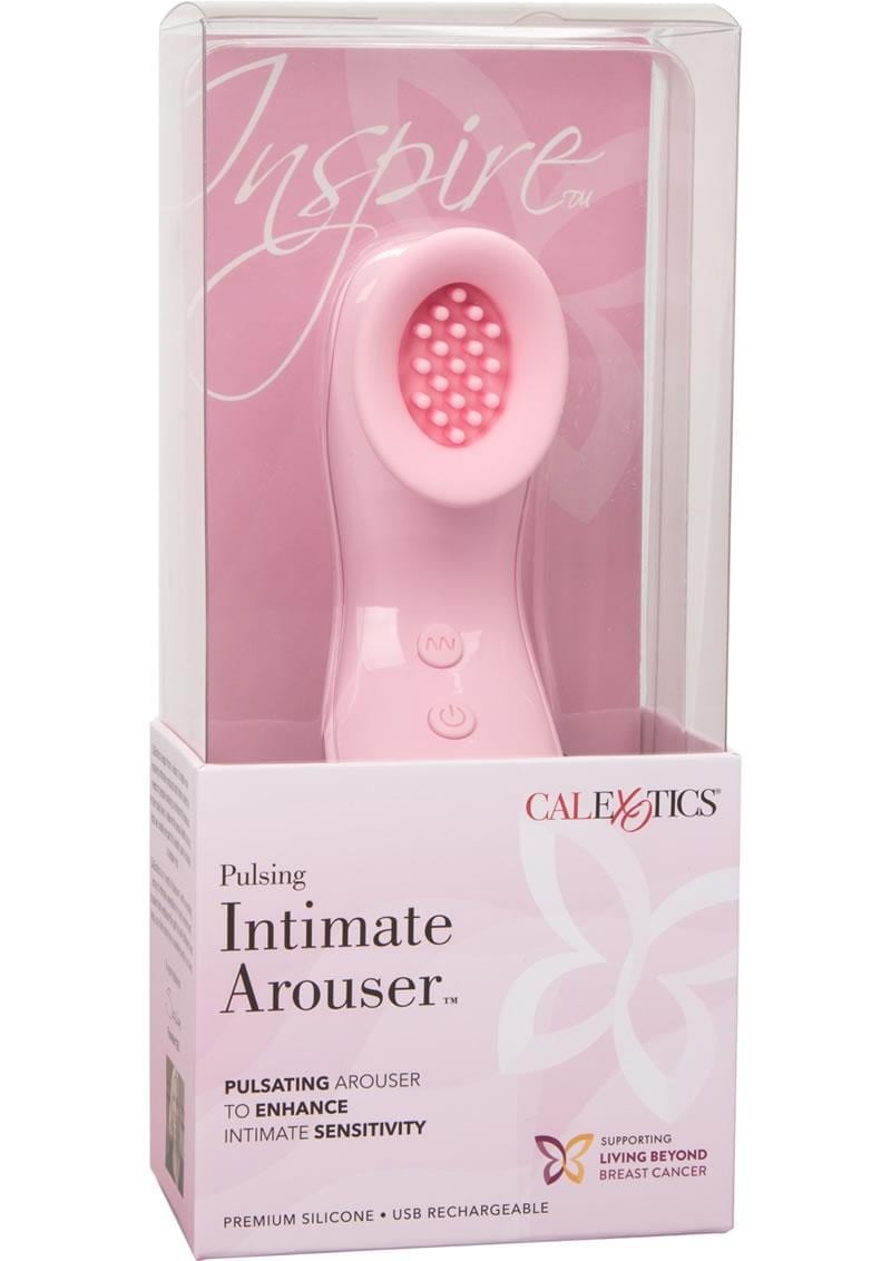 Inspire Pulsing Intimate Silicone Arouser Rechargeable Waterproof Pink