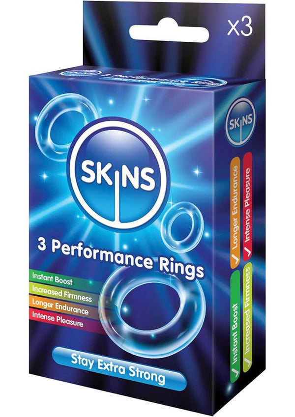 Skins Performance Ring Clear 3 Pack