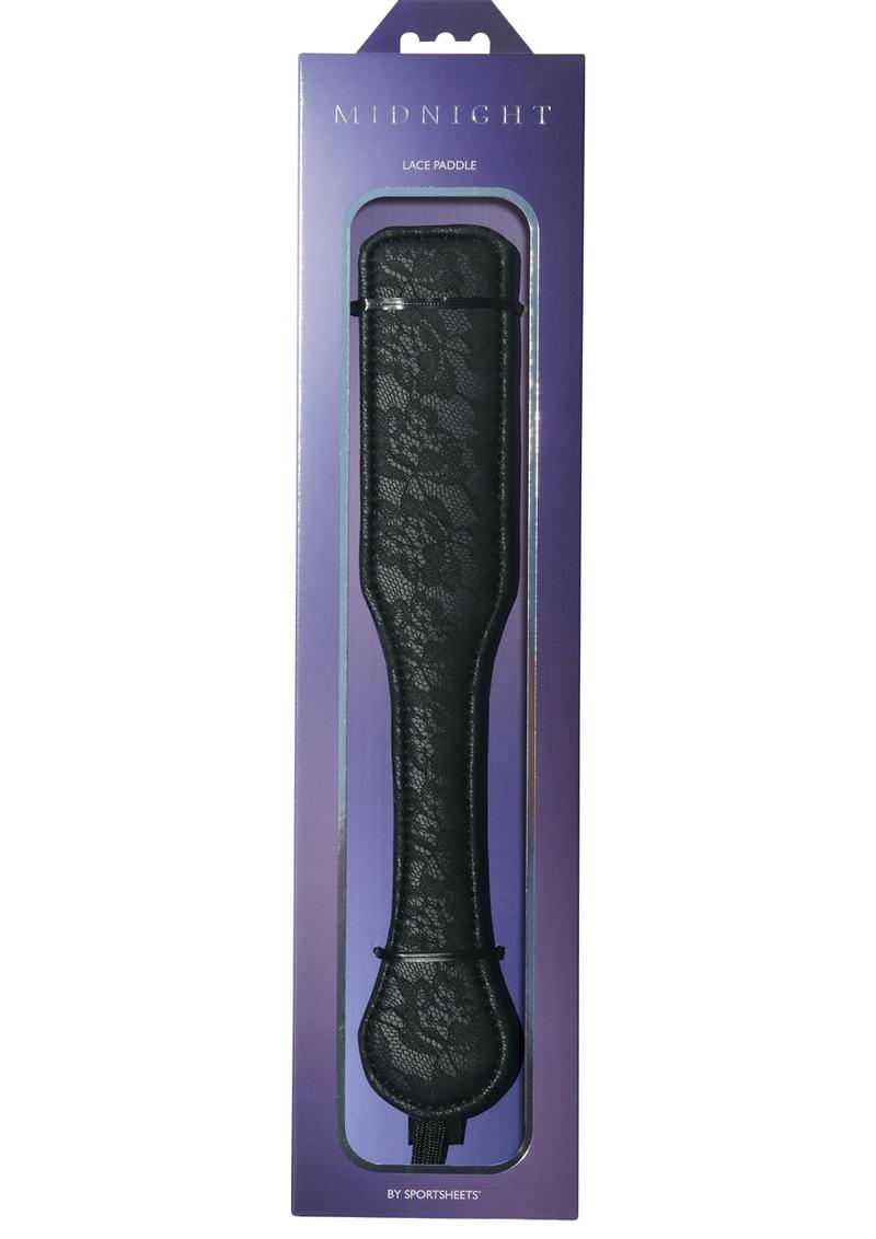 Midnight Lace Paddle Black 12 Inch