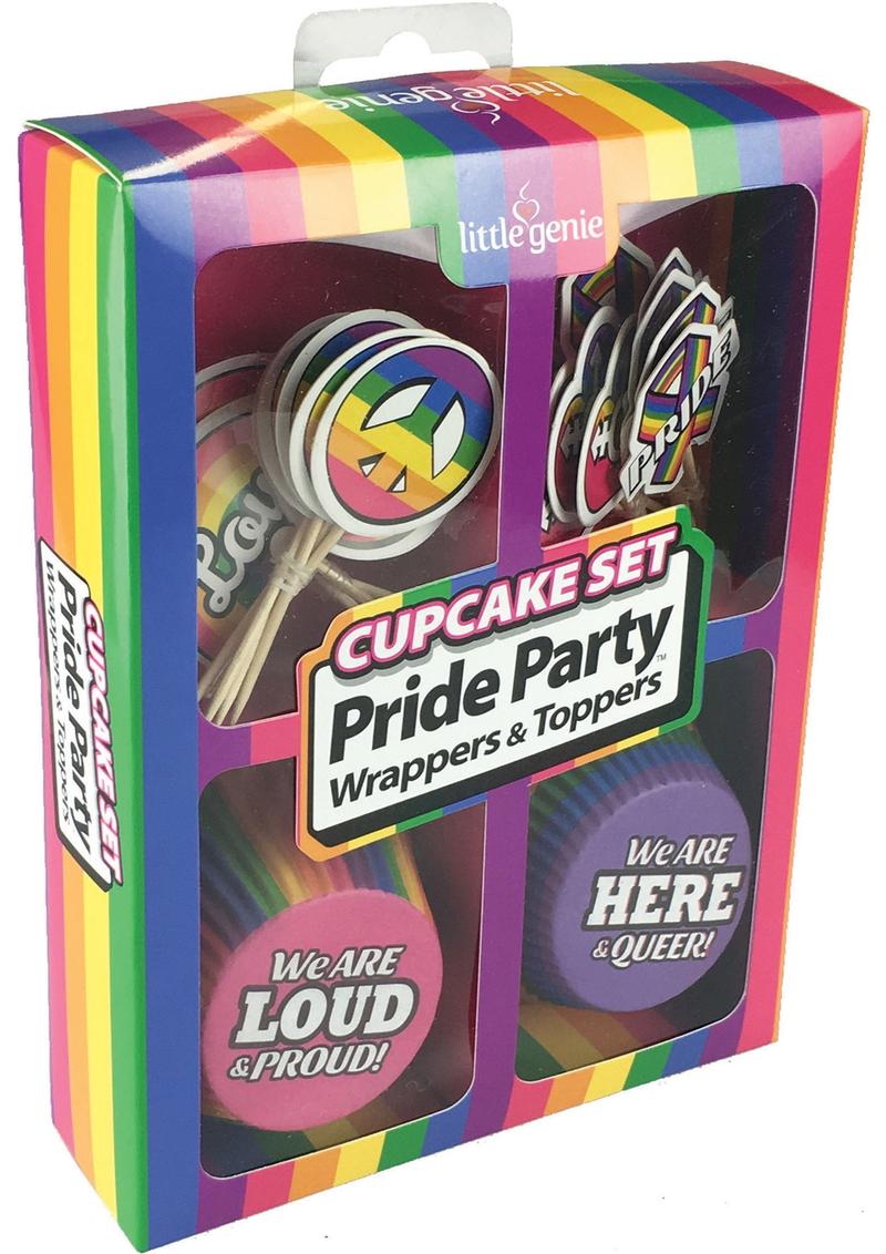 Pride Wrappers & Toppers Cupcake Set