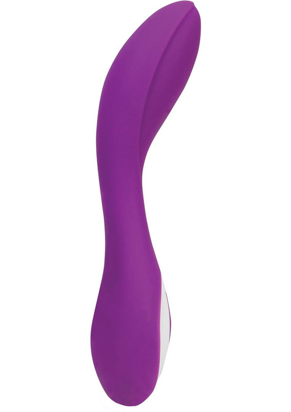 Wonderlust Serenity Rechargeable Silicone Vibrator - Purple