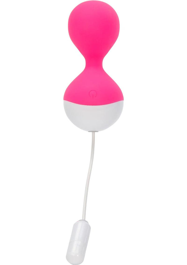 Wonderlust Clarity Rechargeable Silicone Kegal Balls - Pink
