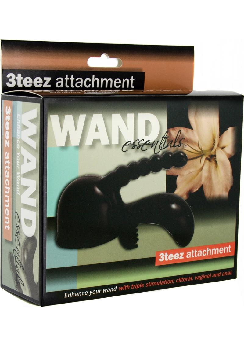 Wand Essentials 3Teez Wand Attachment Black