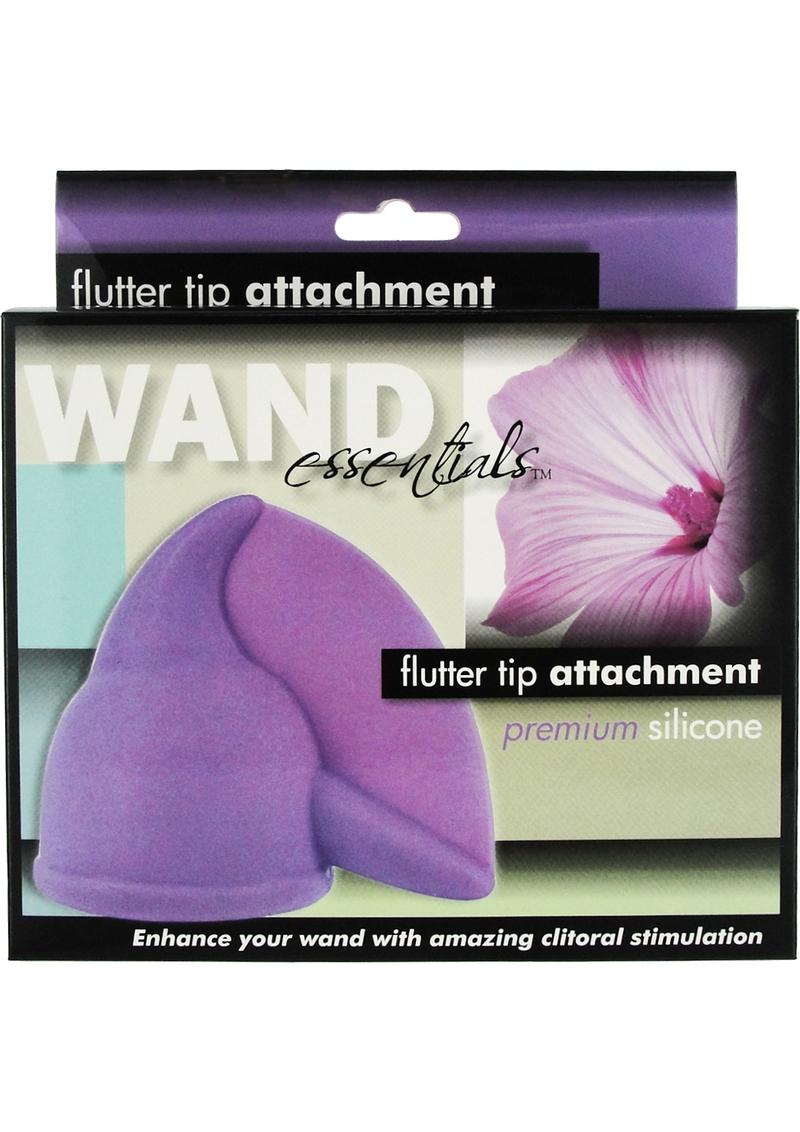 Wand Essentials Flutter Tip Silicone Wand Attachment Purple