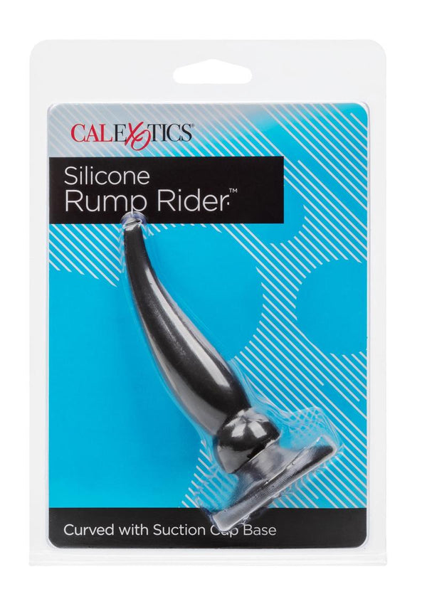 Rump Rider Silicone Anal Plug Black 4.25 Inch