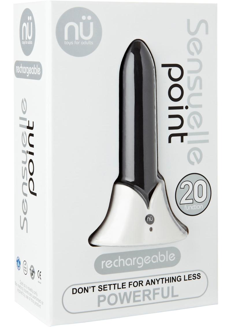Point 20 Function Rechargeable Vibe Black