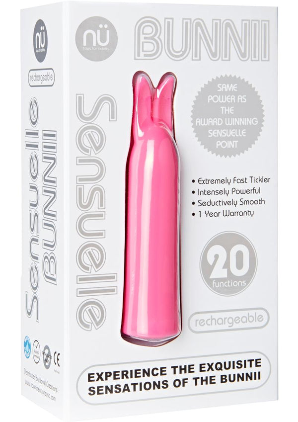Bunnii 20 Function Silicone Usb Rechargeable Vibe Waterproof Pink
