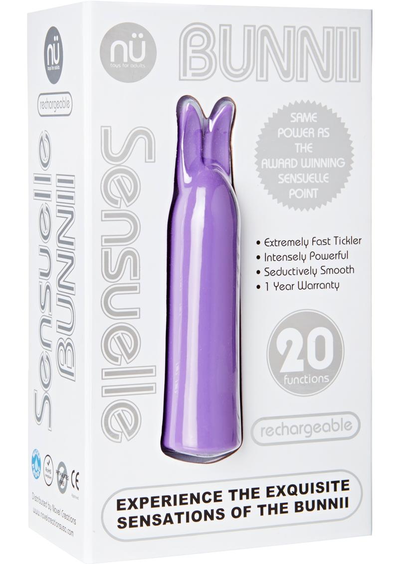 Bunnii 20 Function Usb Rechargeable Silicone Vibe Waterproof Purple