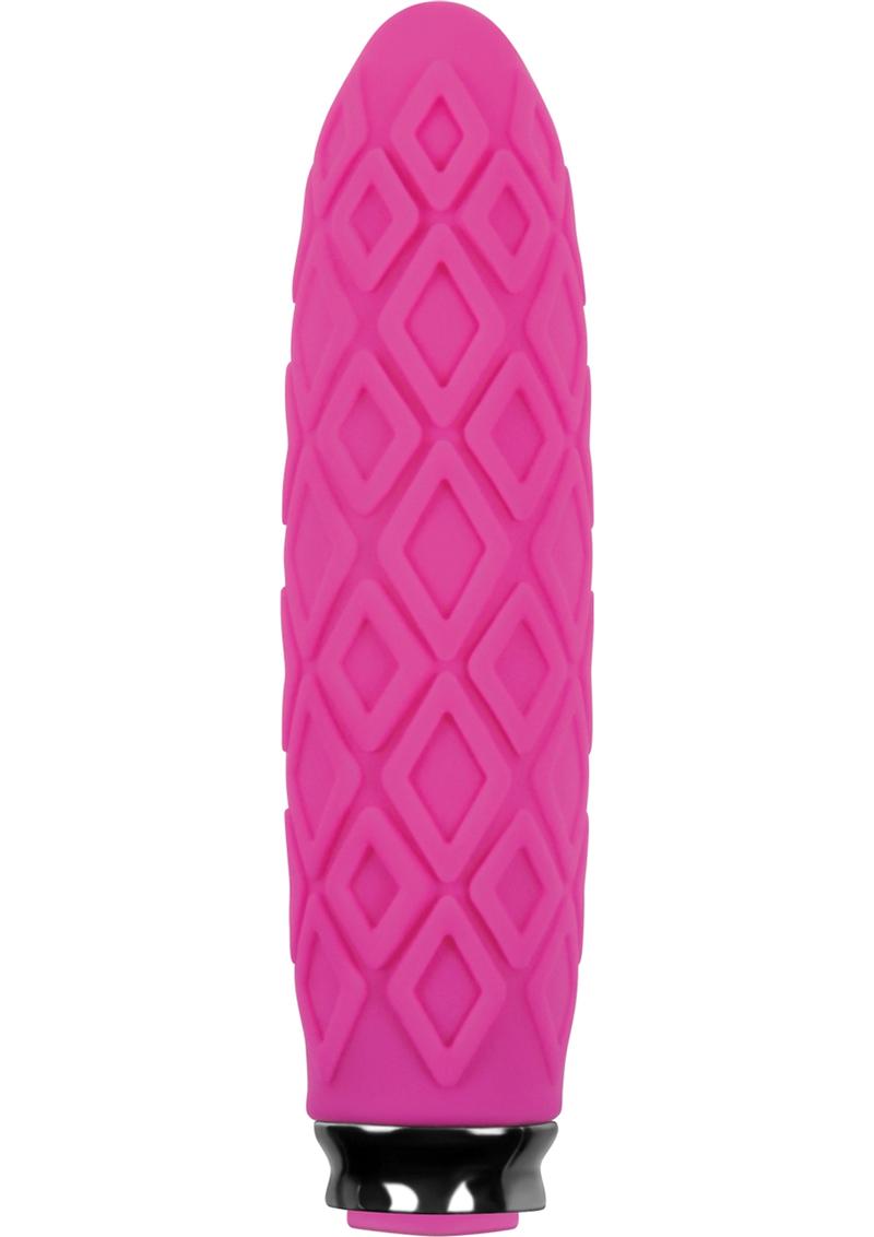 Luxe Collection Princess Compact Vibe Silicone Rechargeable Vibrator - Pink