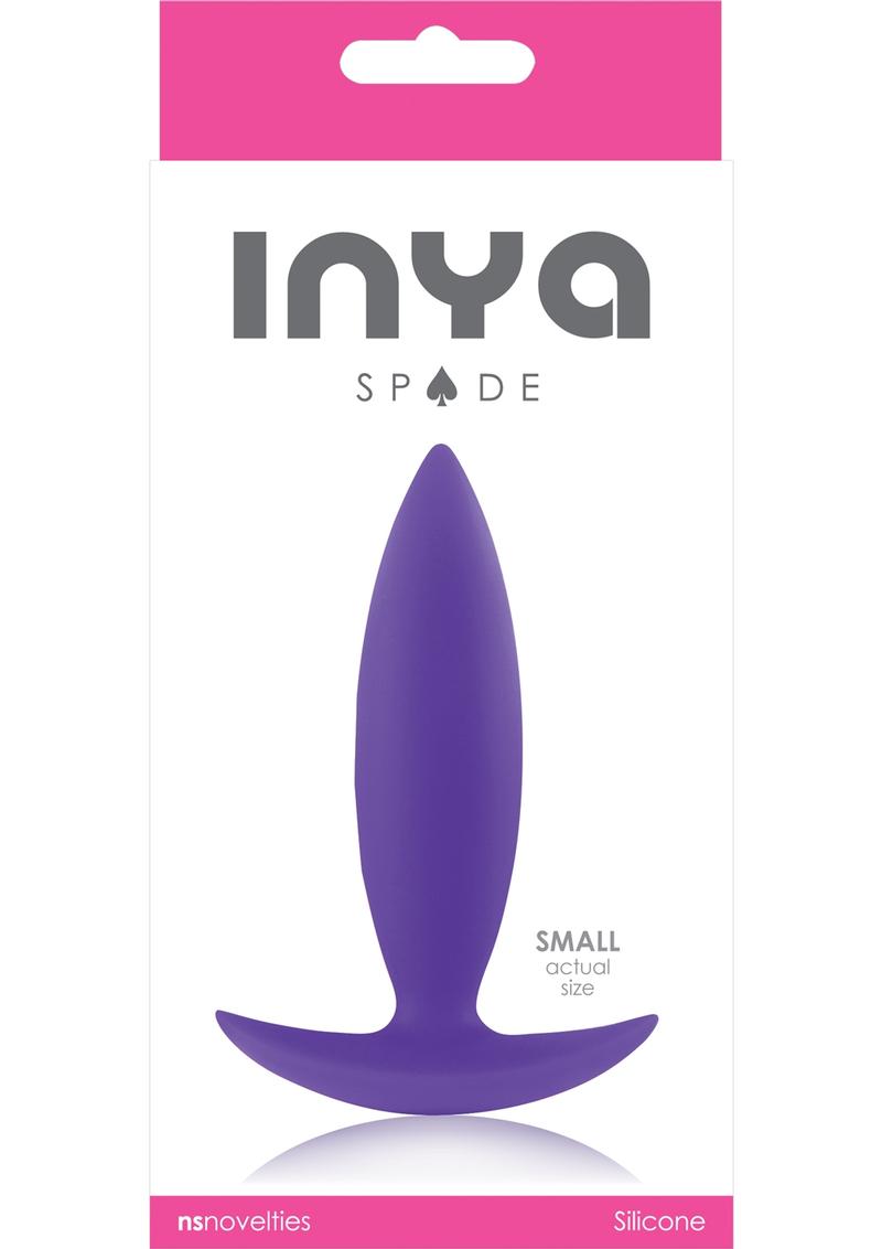 Inya Spade Small Silicone Anal Plug - Purple