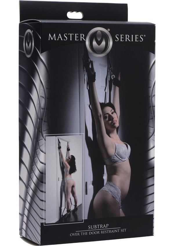 Master Series Subtrap Over The Door Restraint Set - Black