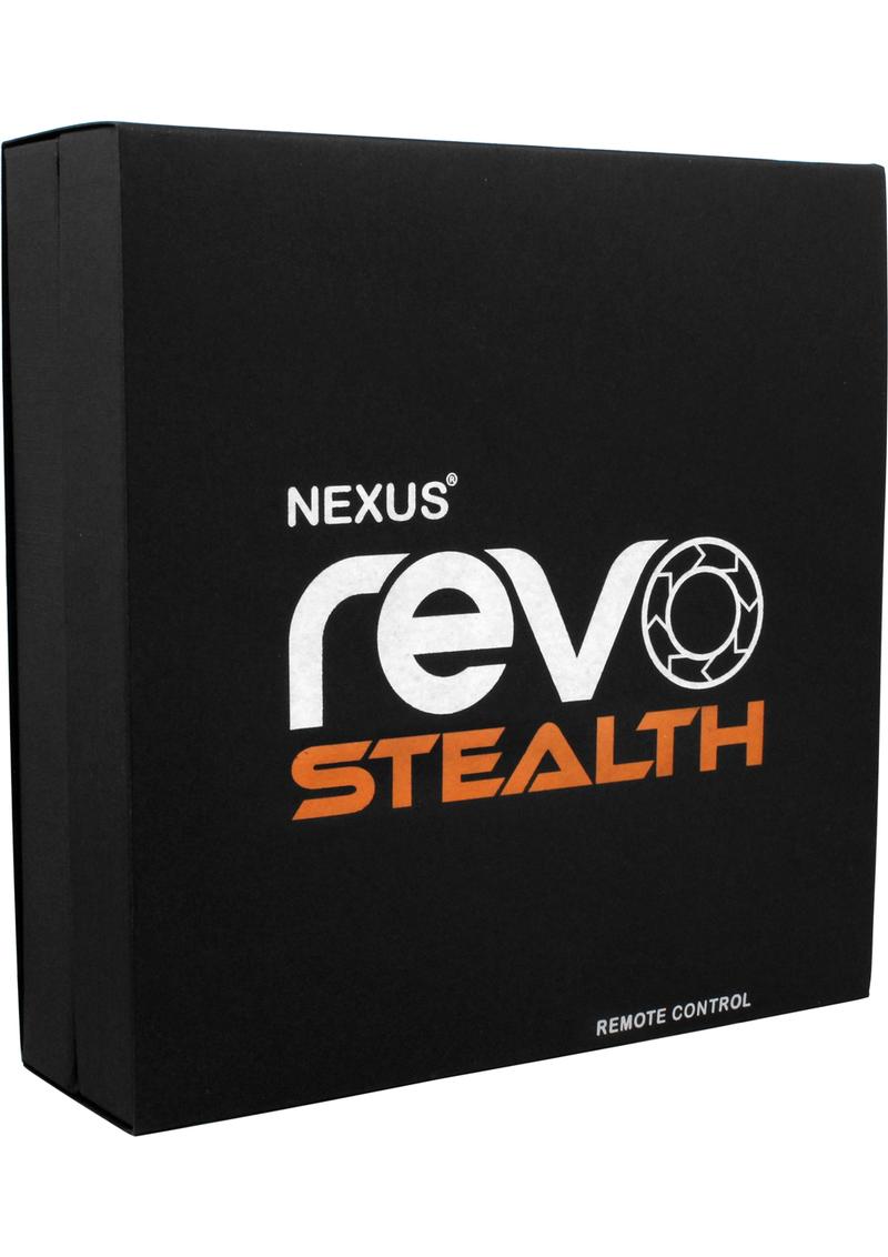 Nexus Revo Stealth USB Recharged Silicone Rotating Prostate Massager With Wireless Remote Control Black