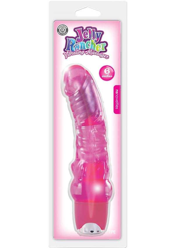 Jelly Rancher 6in Vibrating Massager - Pink