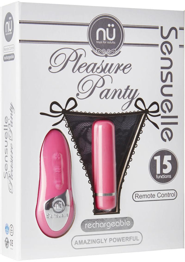 Pleasure Panty Wireless Remote Control Silicone Usb Rechargeable Bullet Waterproof Pink
