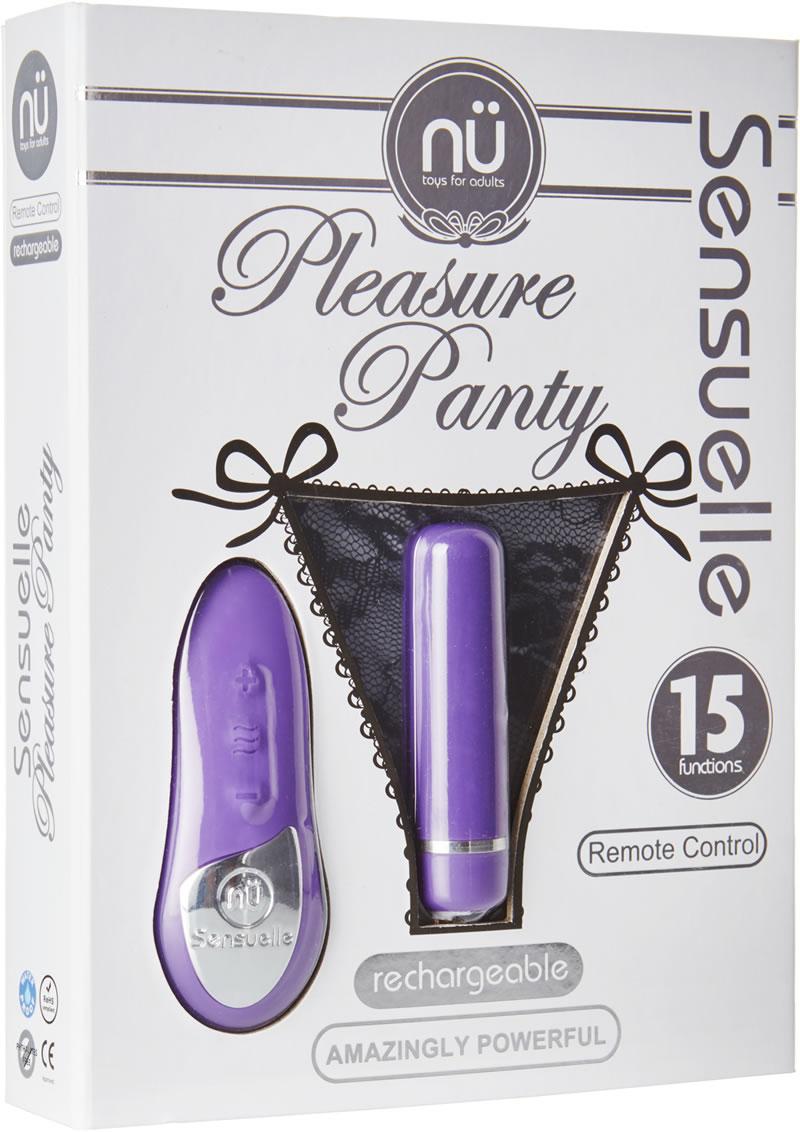 Pleasure Panty Wireless Remote Control Silicone Usb Rechargeable Bullet Waterproof Purple