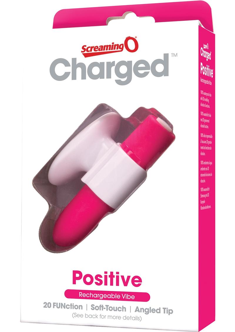 Charged Positive Rechargeable Vibe Waterproof Pink