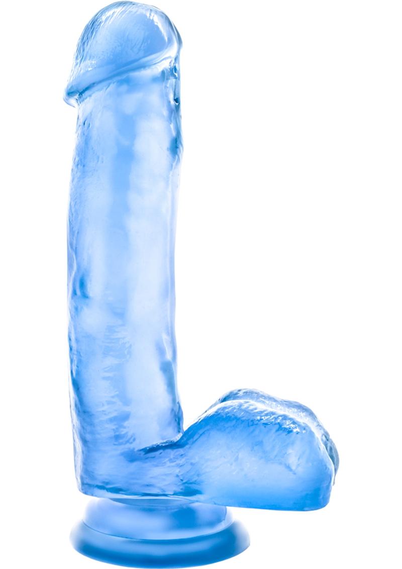 B Yours Sweet N Hard 01 Realistic Dong With Balls Blue 7 Inch