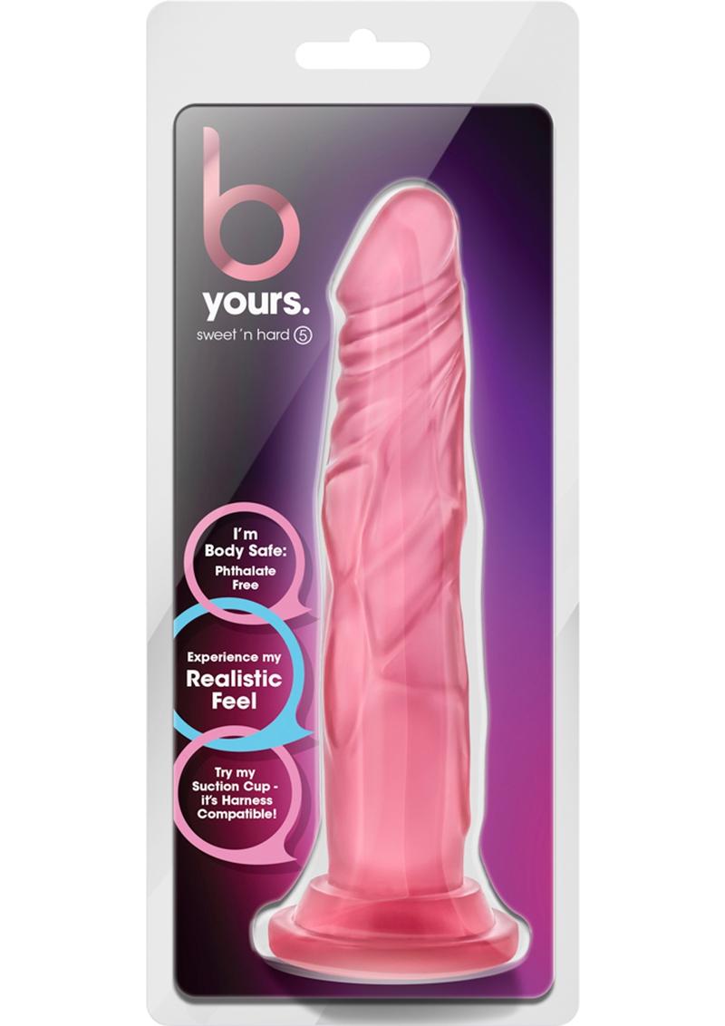 B Yours Sweet N Hard 5 Dildo 7.5In - Pink