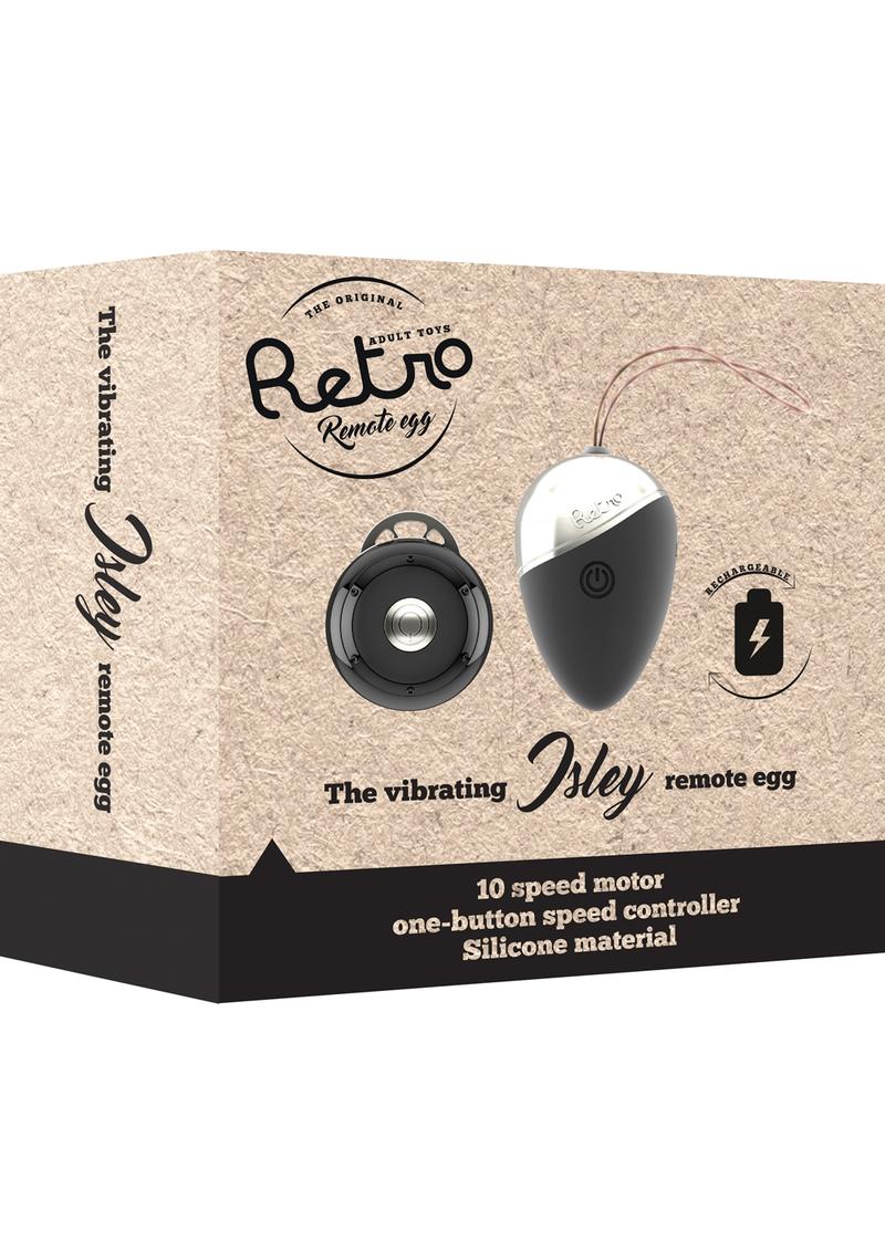 Retro Isley Wireless Remote Control Usb Rechargeable Egg Waterproof Black