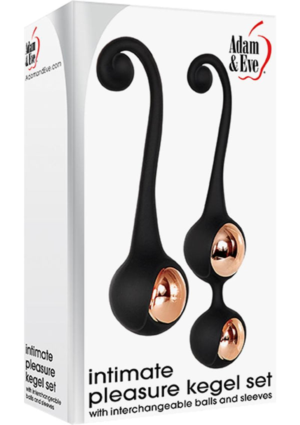 Adam & Eve Intinate Pleasure Kegal Set With Interchangeable Balls And Sleeves