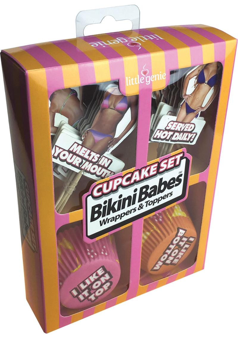 Bikini Babes Wrappers & Toppers Cupcake Set