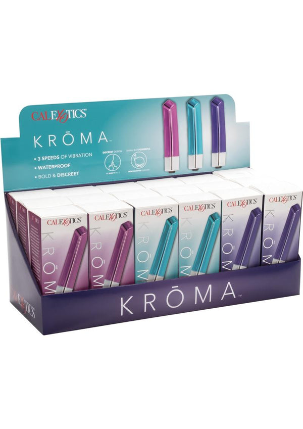 Kroma Bullet Display Assorted Colors 18 Each Per Counter Display