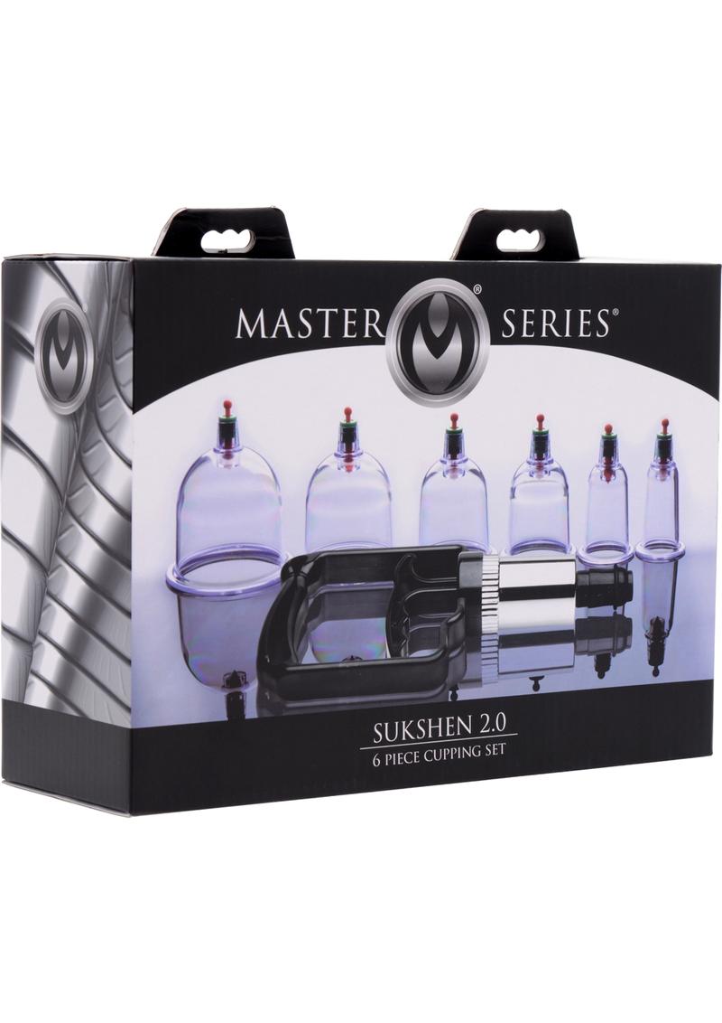 Master Series Sukshen 2.0 6 Piece Cupping Set Clear