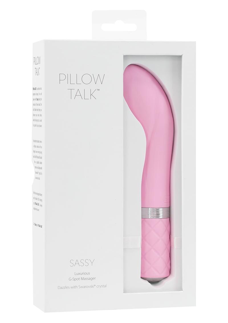 Pillow Talk Sassy Silicone Reachargeable Vibrator - Pink