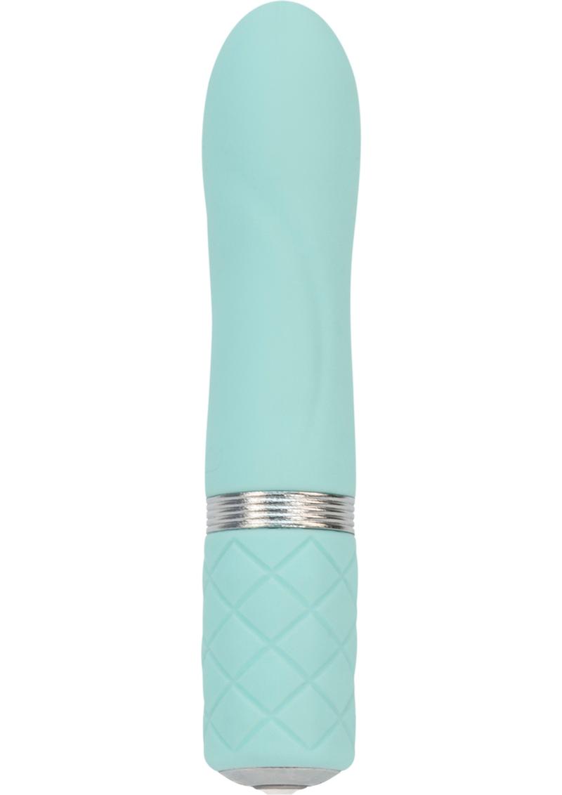 Pillow Talk Flirty Rechargeable Silicone Bullet - Teal