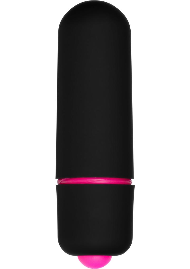 Minx Bliss Mini Bullet Vibrator Waterproof Black 2.4 Inch