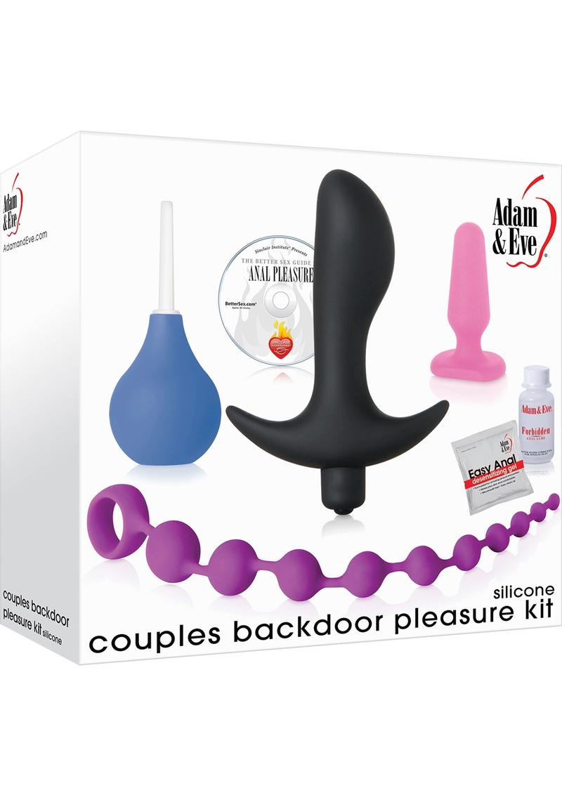 Adam & Eve Silicone Couples Backdoor Pleasure Kit