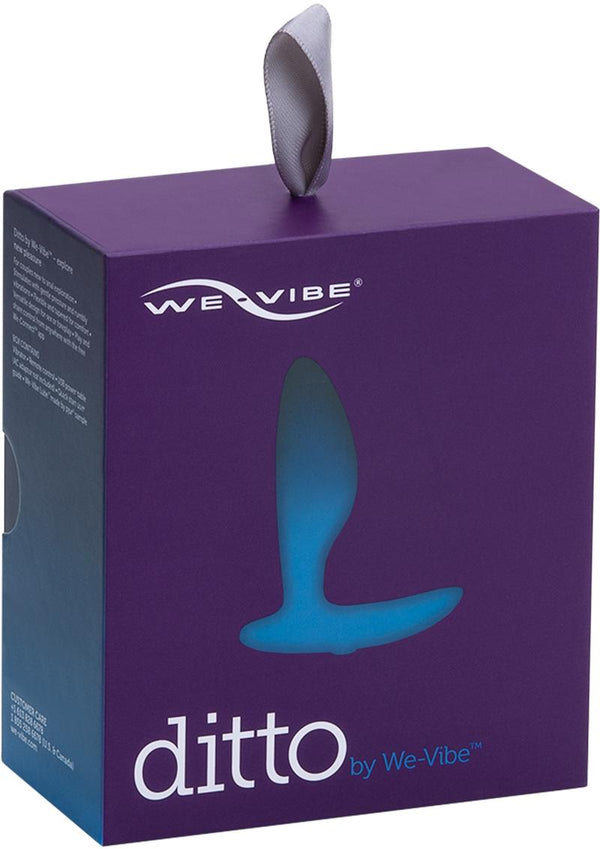 We-Vibe Ditto Wireless Remote Control Silicone Anal Plug Usb Rechargeable Waterproof Blue