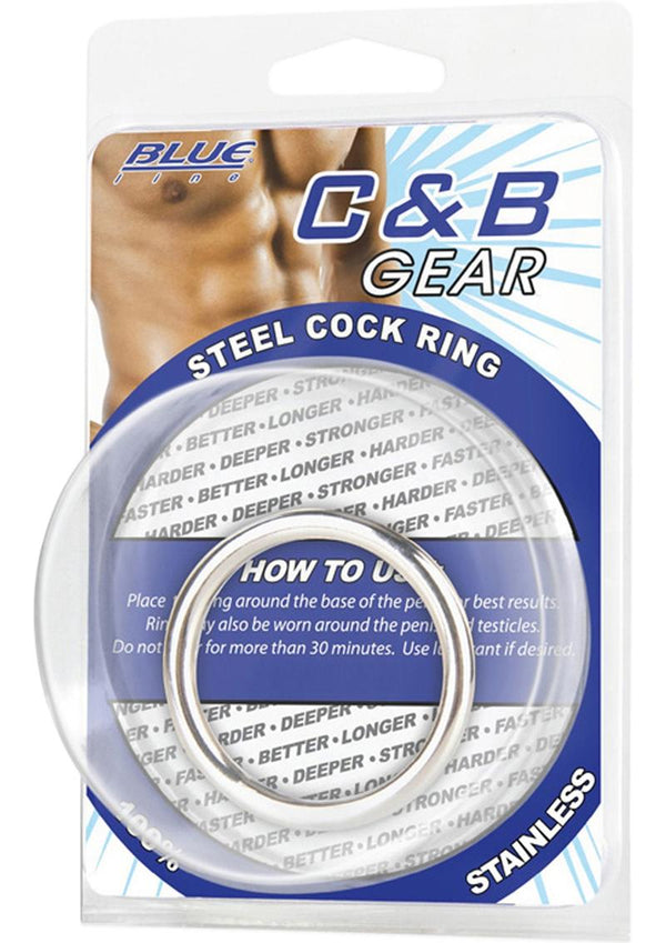 C&B Gear Steel Cock Ring 1.5 Inch Diameter