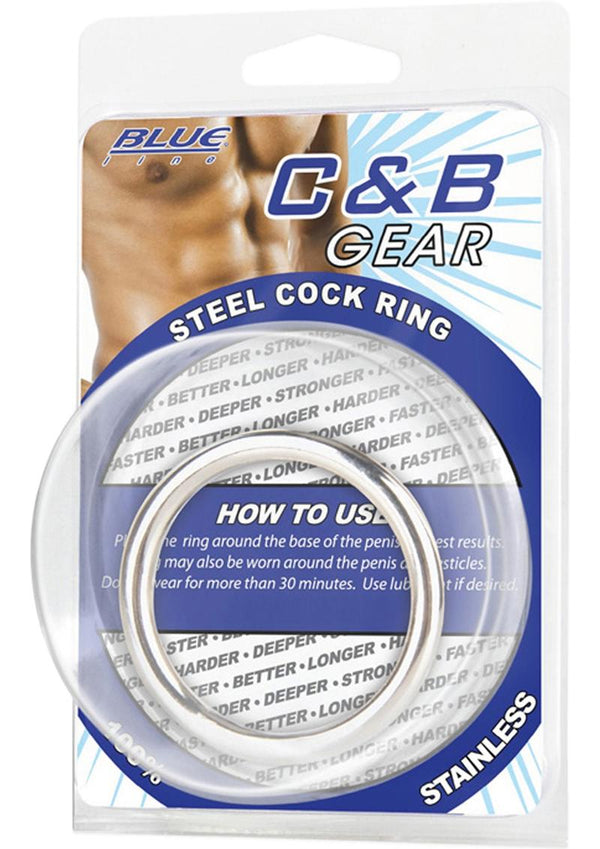 C&B Gear Steel Cock Ring 1.8 Inch Diameter