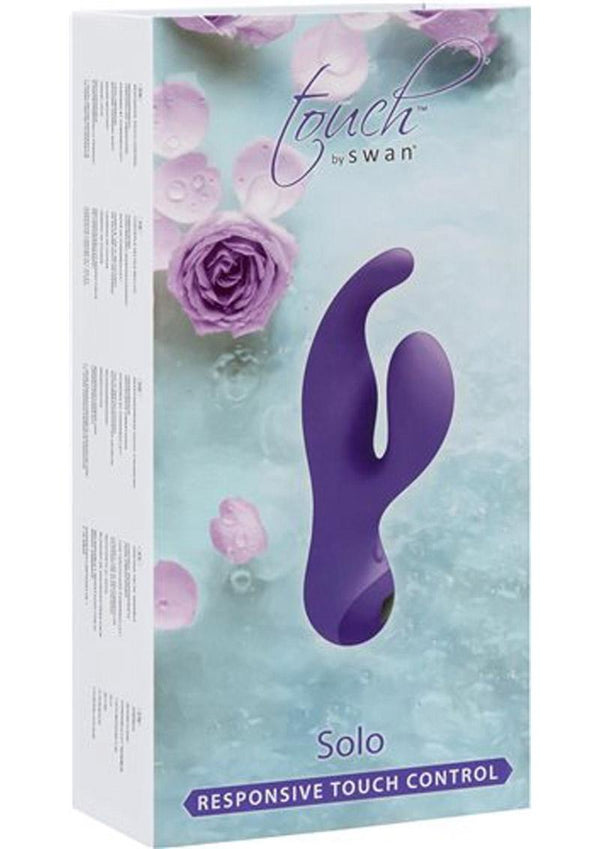 Touch By Swan Solo Silicone Vibrator Showerproof Purple