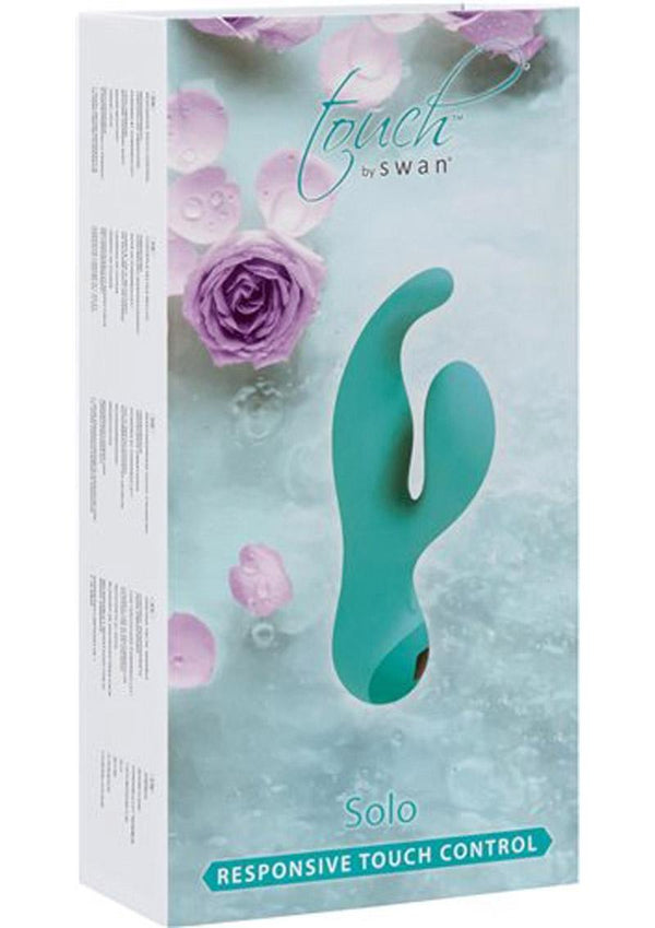 Touch By Swan Solo Silicone Vibrator Showerproof Teal