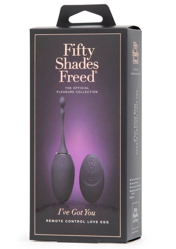 Fifty Shades Freed I'Ve Got You Usb Rechargeable Remote Control Love Egg Waterproof