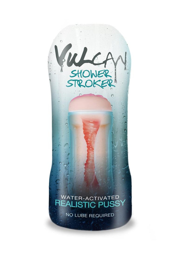 Cyberskin H2O Vulcan Water Activated Realistic Shower Stroker Flesh